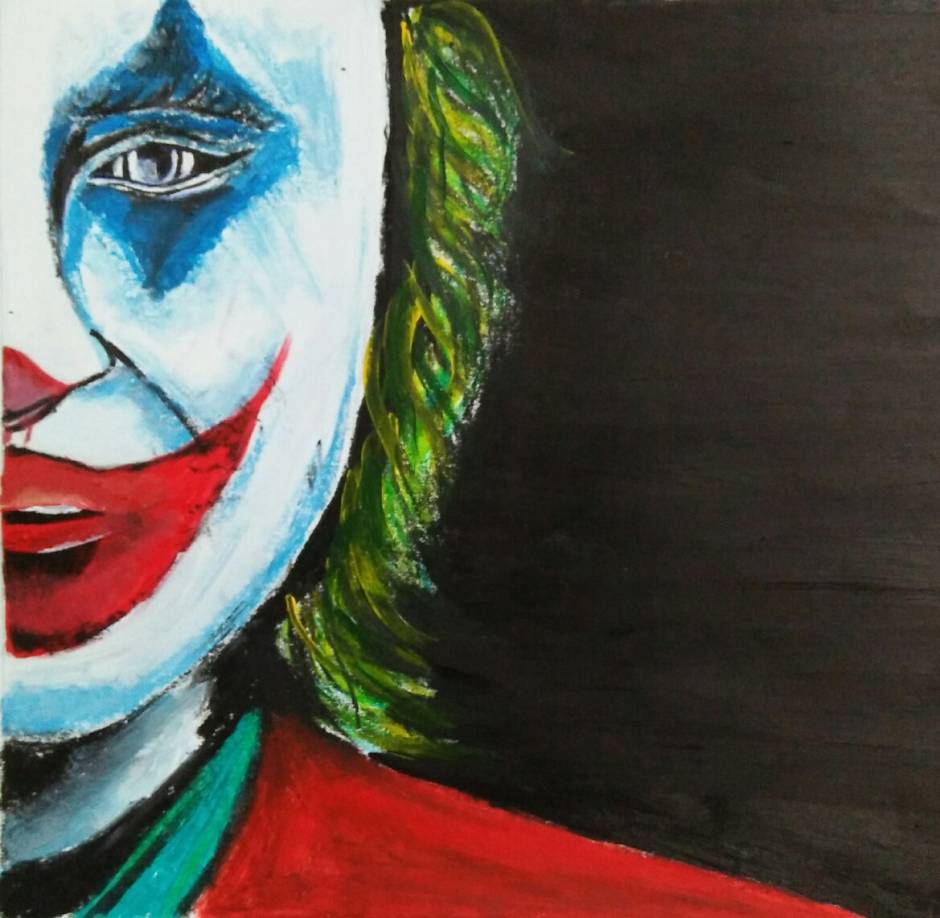 Oil Painting Of The Joker