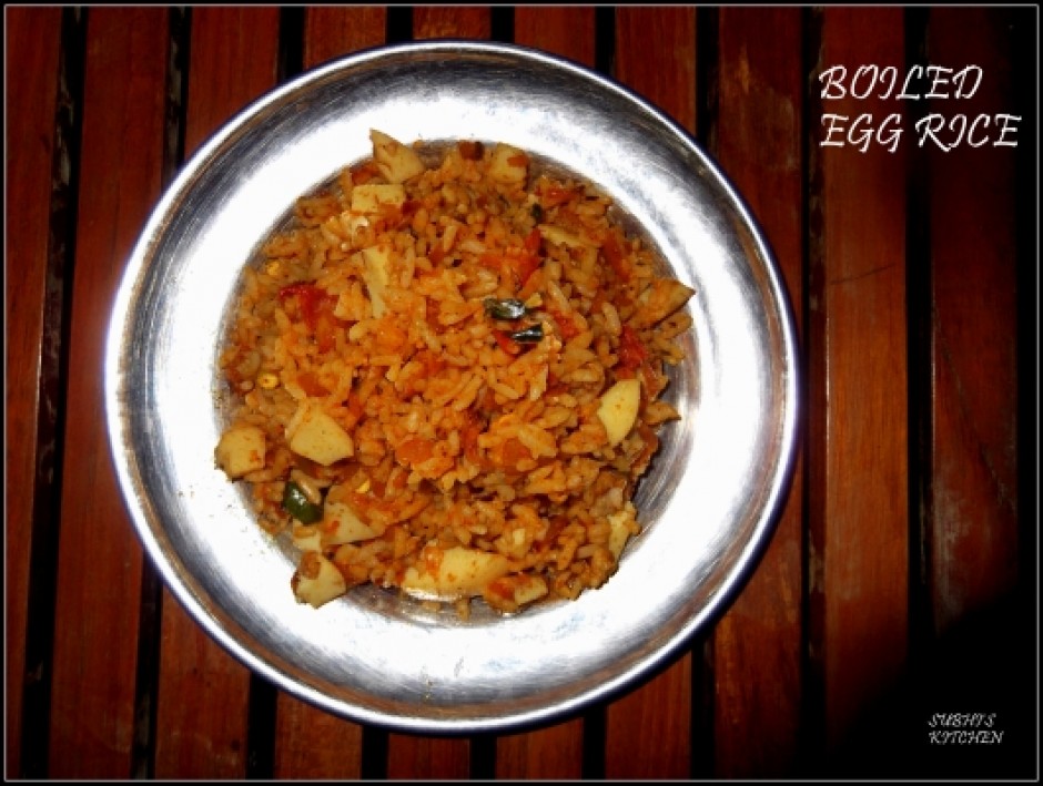 Boiled Egg Rice