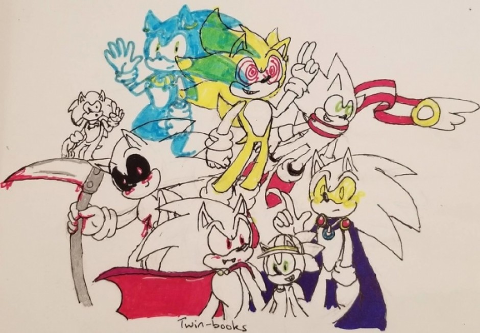 Sonic.exe fan art ideas