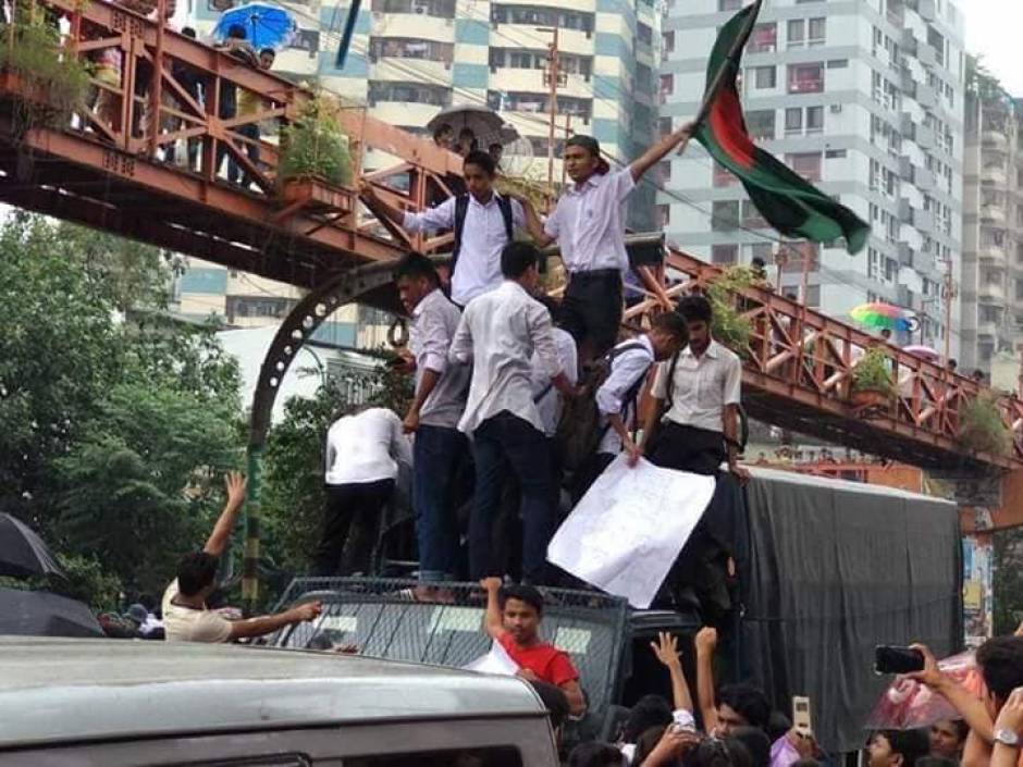 Students' Uprising Bangladesh Protest Fuzia