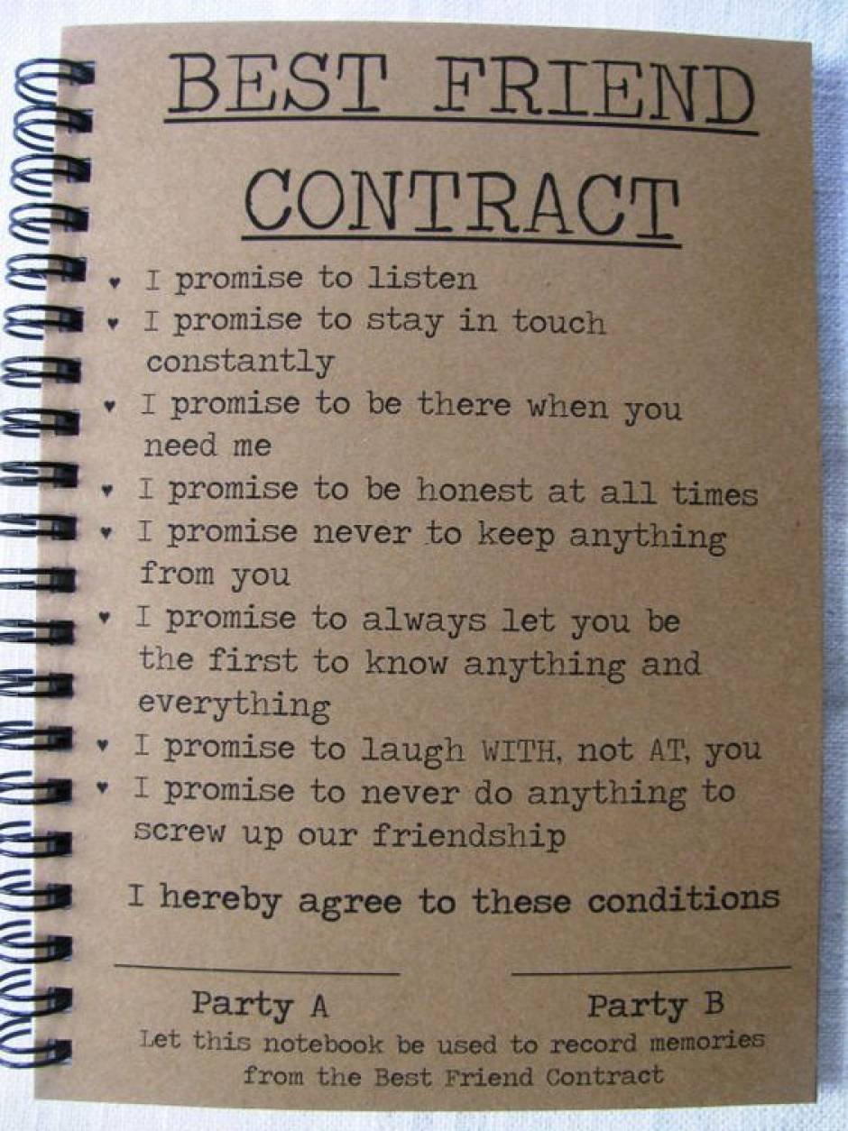 friendship-contract