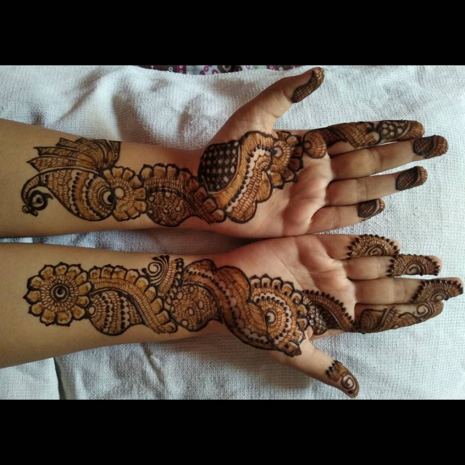 Arabic design of Henna