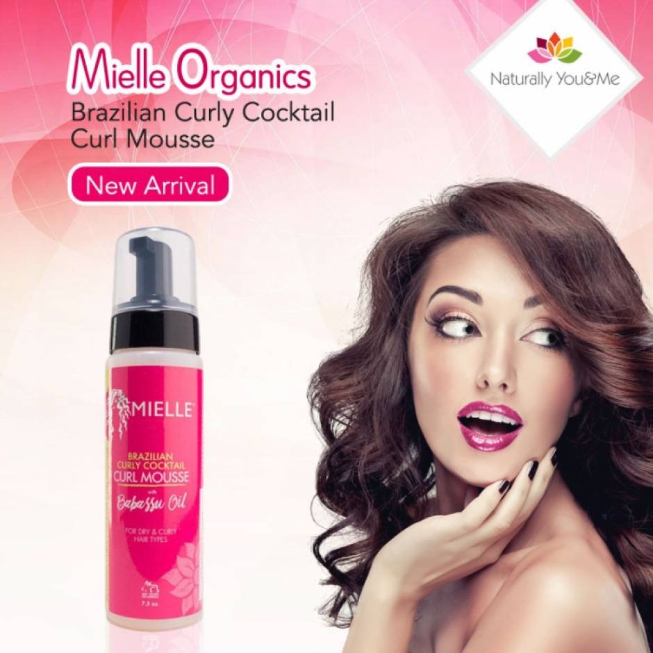 Mielle Organics Babassu Brazilian Curl Mousse, Hair