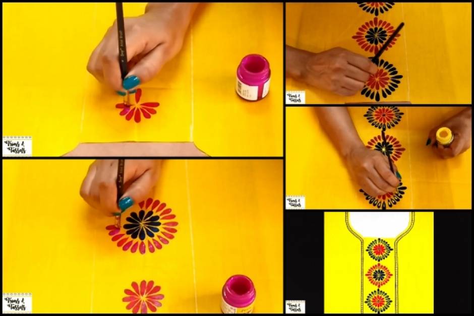 Beautiful Border Painting Design!!