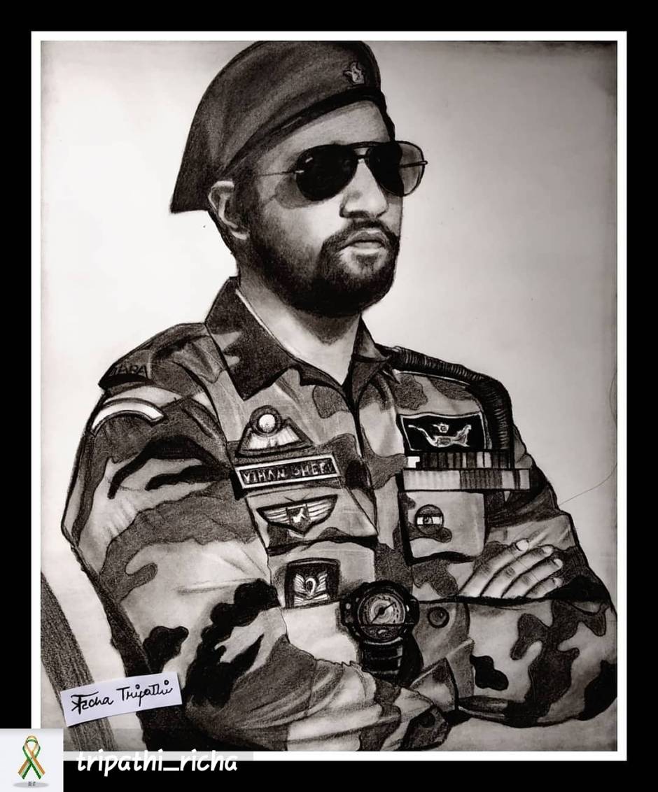 vicky kaushal drawing sketch   YouTube