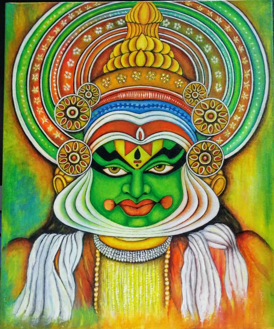 Kathakali - a traditional classical dance form of Kerala