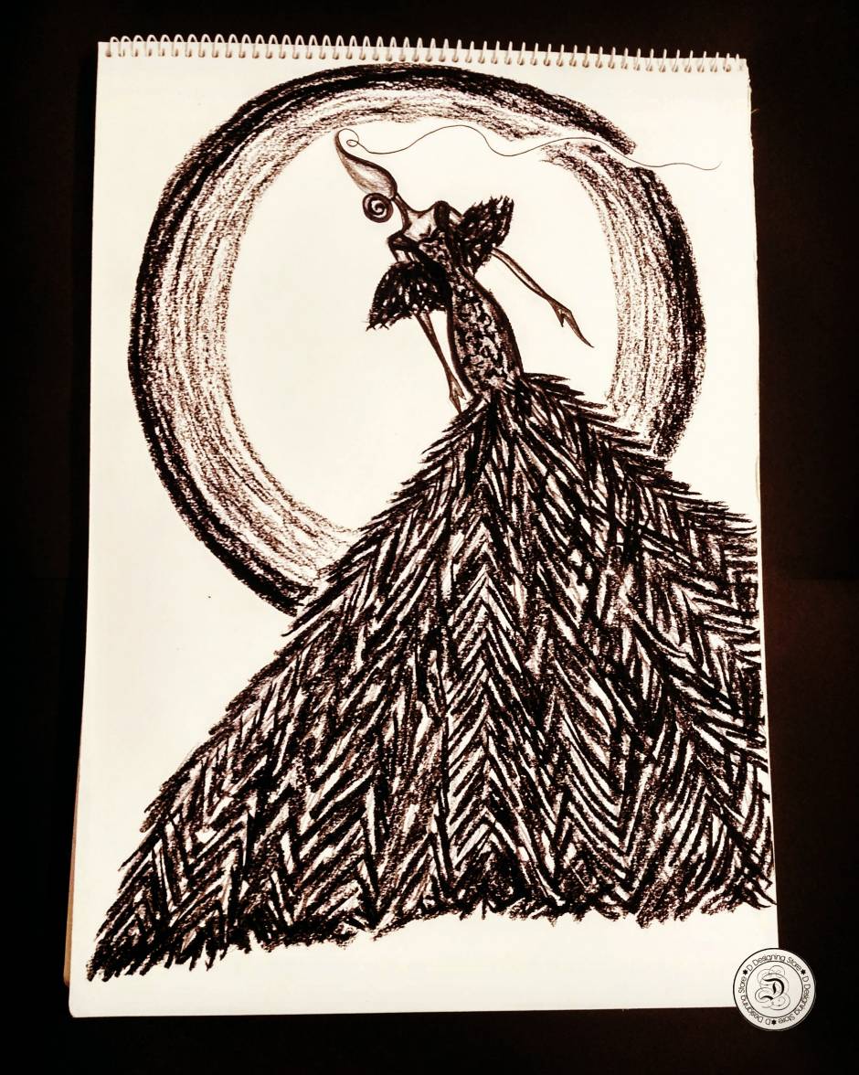 New illustration.... Working on black and white theme