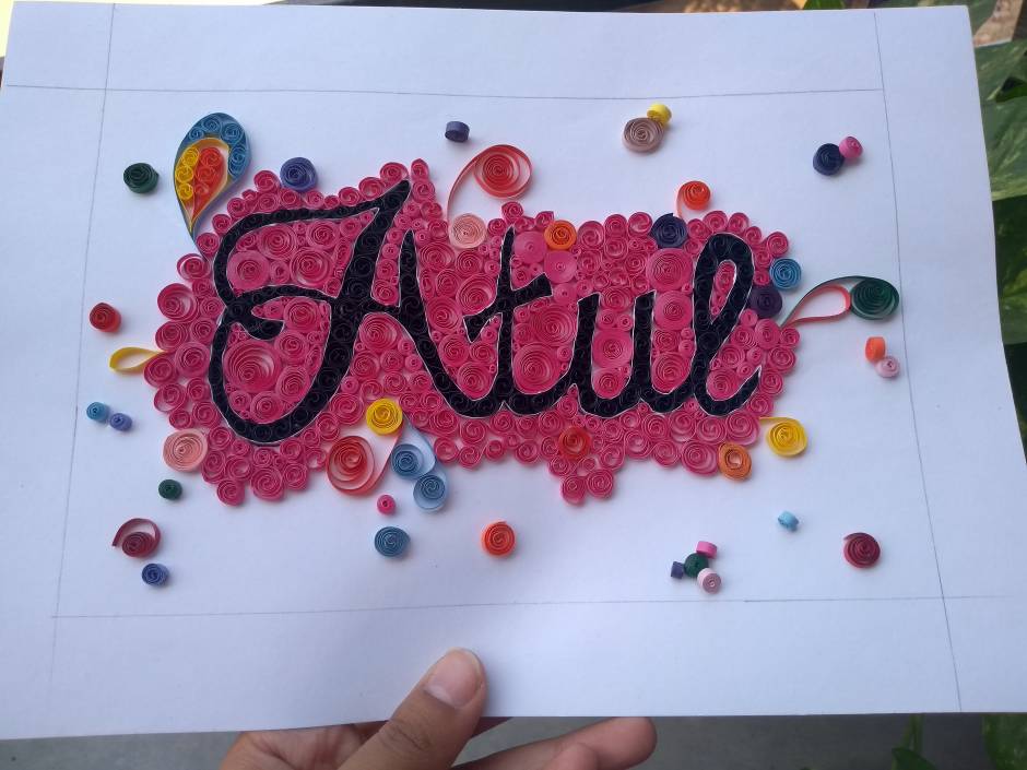 Quilling art
