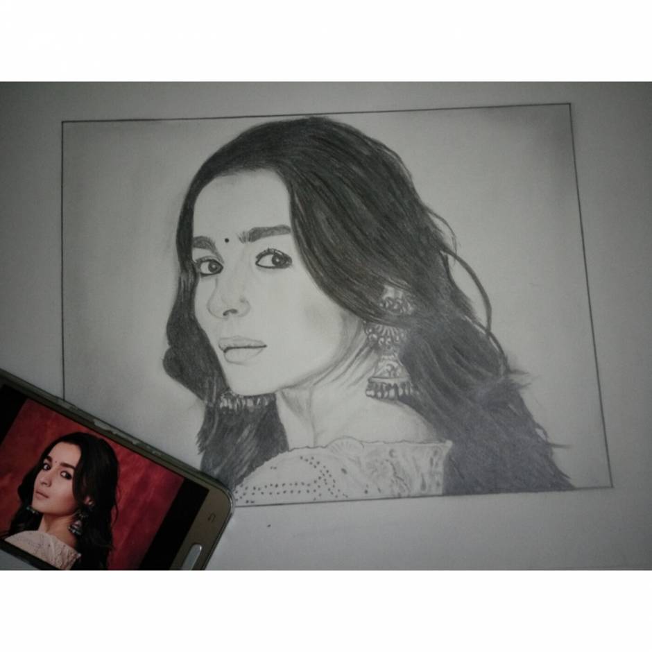 Blast From The Past: A Well Deserving Artistic Tribute To ALIA BHATT On Her  Silver Jubilee Birthday From The Files Of Chhayankan Art Gallery!!! - The  Art Club - Quora