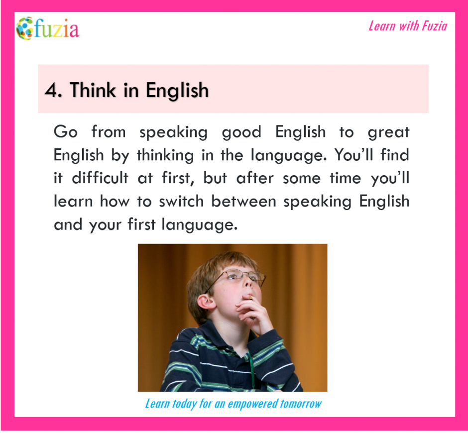 7 Golden Tips To Speak English Fluently Fuzia 3032