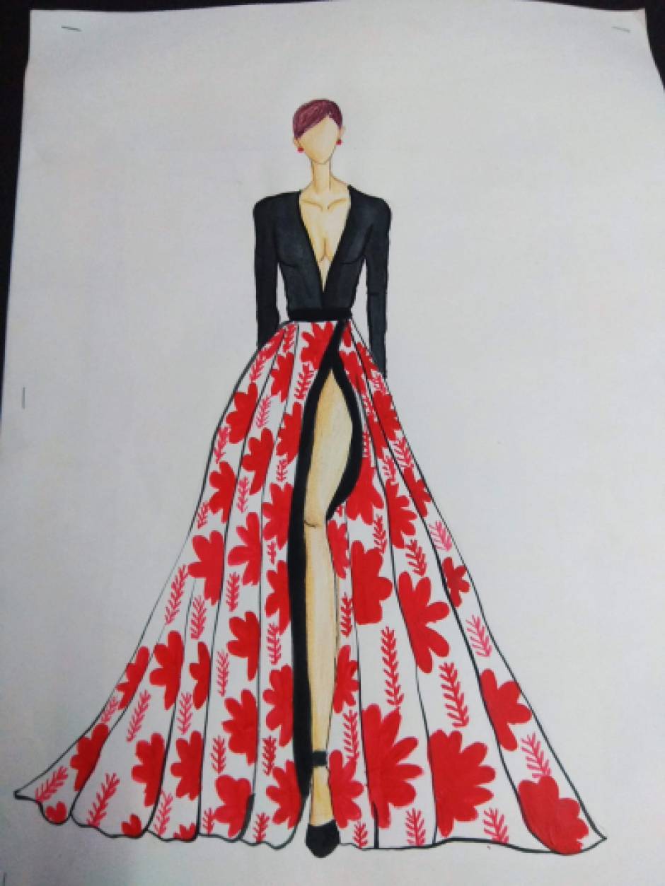 Coat and party dress - Goodwill - Drawings & Illustration, People &  Figures, Fashion, Female - ArtPal