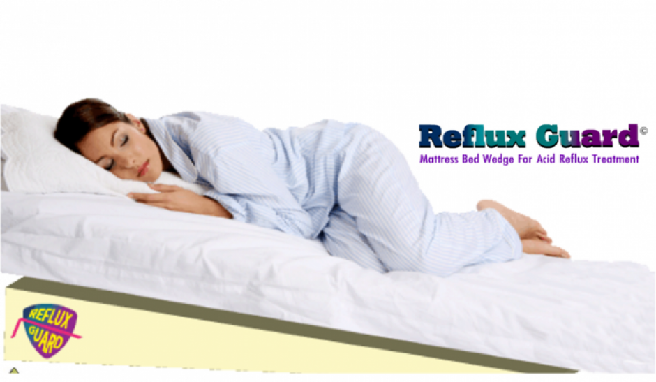 Full length bed outlet wedge for acid reflux