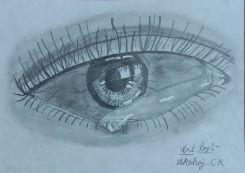 Crying eye - Mary Rich - Drawings & Illustration, Abstract, Other Abstract  - ArtPal