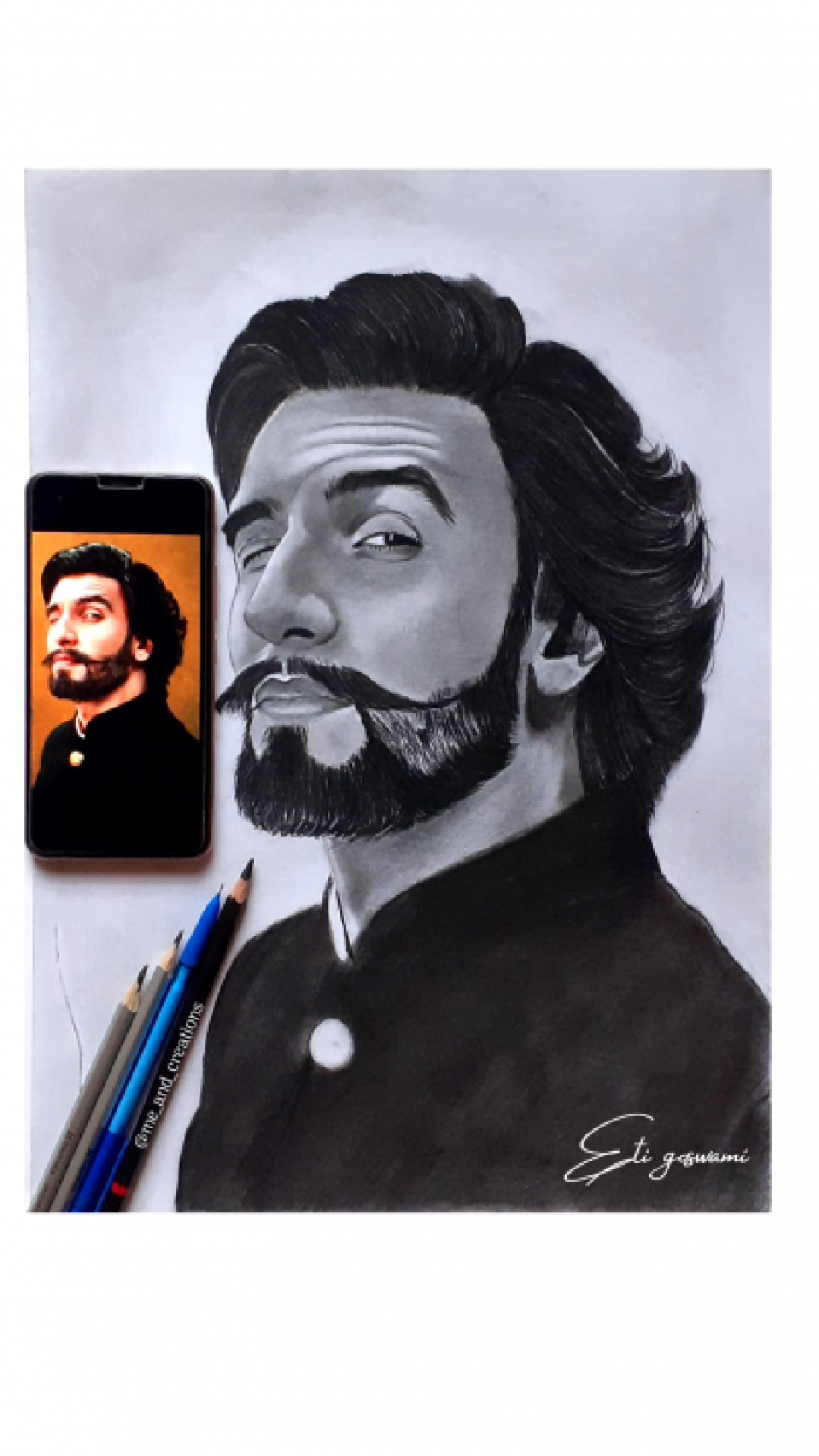 How to draw Ranveer Singh Step by Step  full sketch outline tutorial for  beginners  YouTube