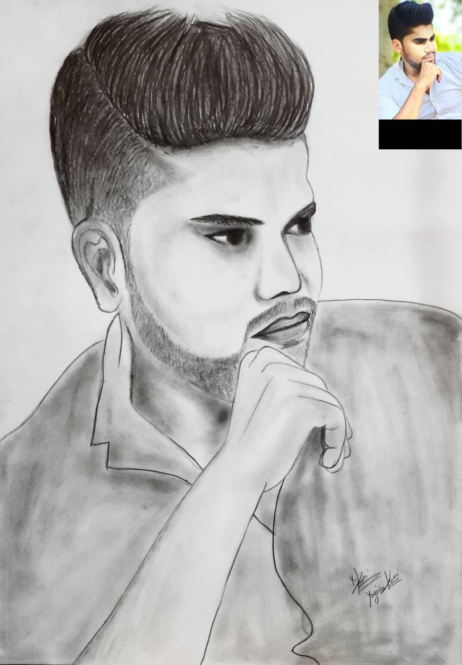 Jass manak Drawing | pencil sketch of jass manak - YouTube