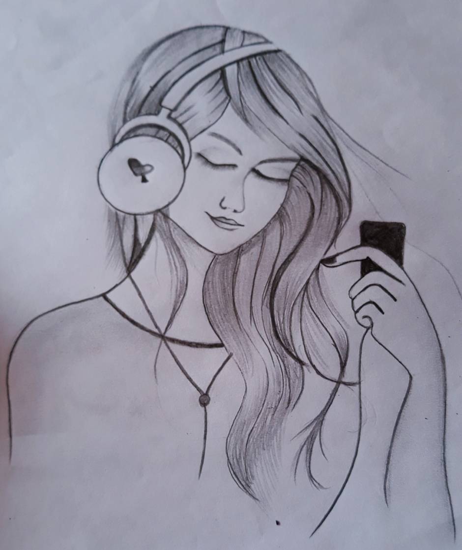 Guitar Is Music Pencil Sketching by shaixey on DeviantArt