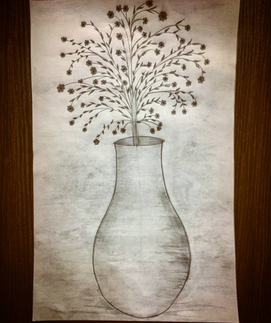 How to Draw Flowers in a Vase | Drawing for Kids and Coloring #flowers # drawing #vase #kids | Flower vase drawing, Flower drawing tutorials, Flower  vase design