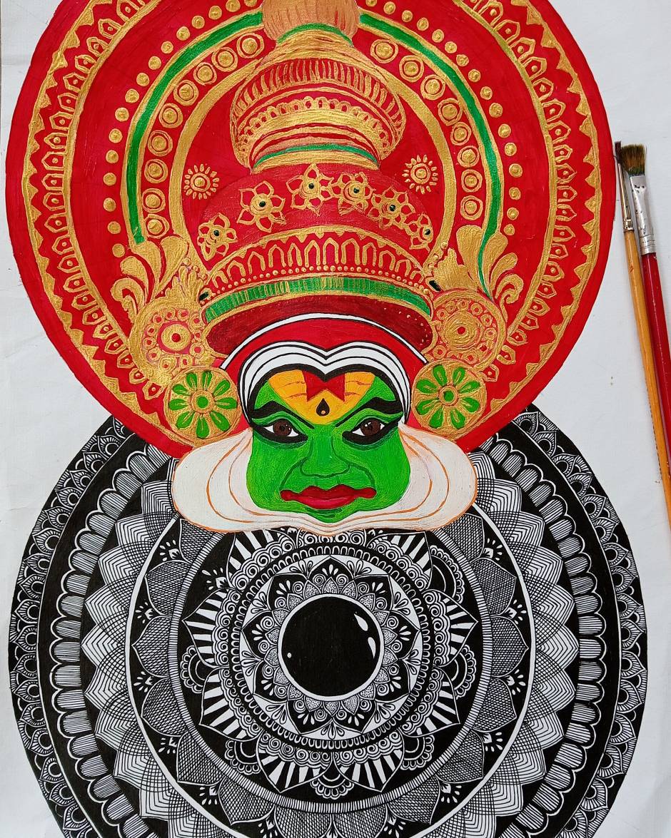 Katha Kali Mandala Art