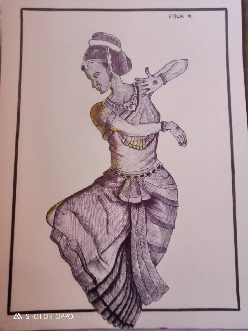 30 Odissi ideas | dance paintings, dancing drawings, dance art