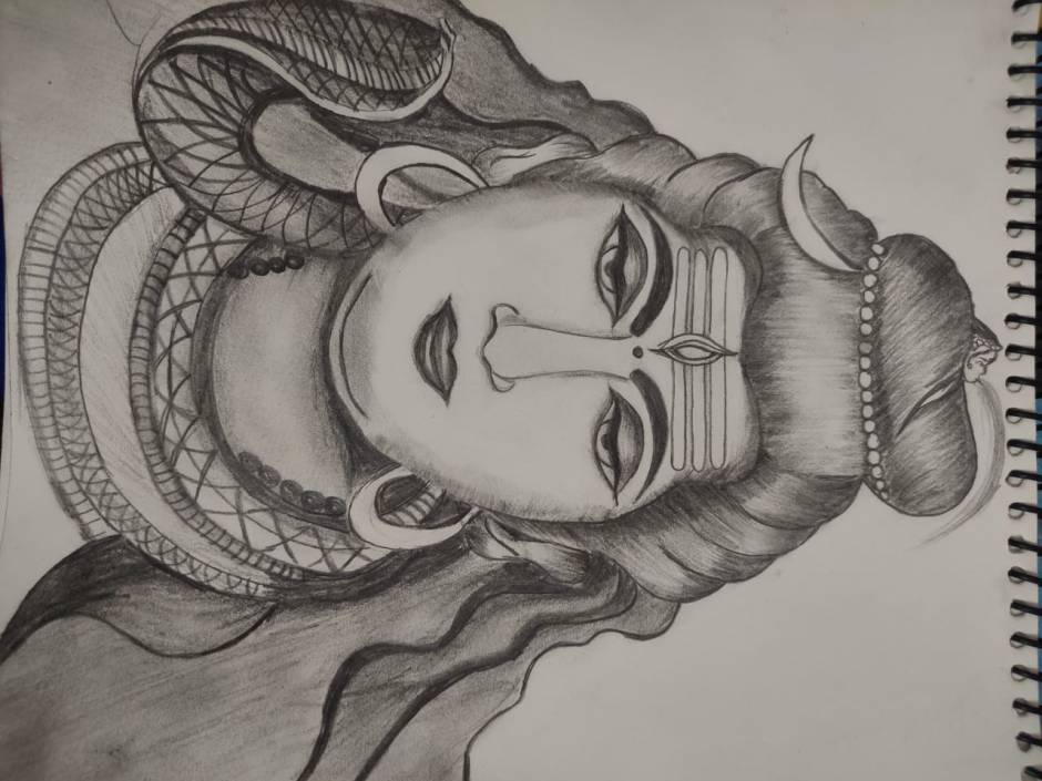 lord Shiva Drawing by Namra Sheth - Pixels