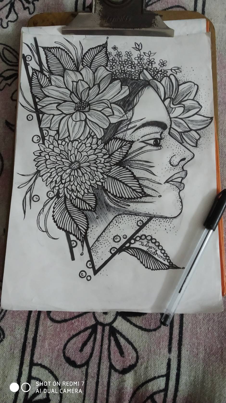 Tired Little Flower Girl #1 Drawing by Alycia Ryan - Pixels