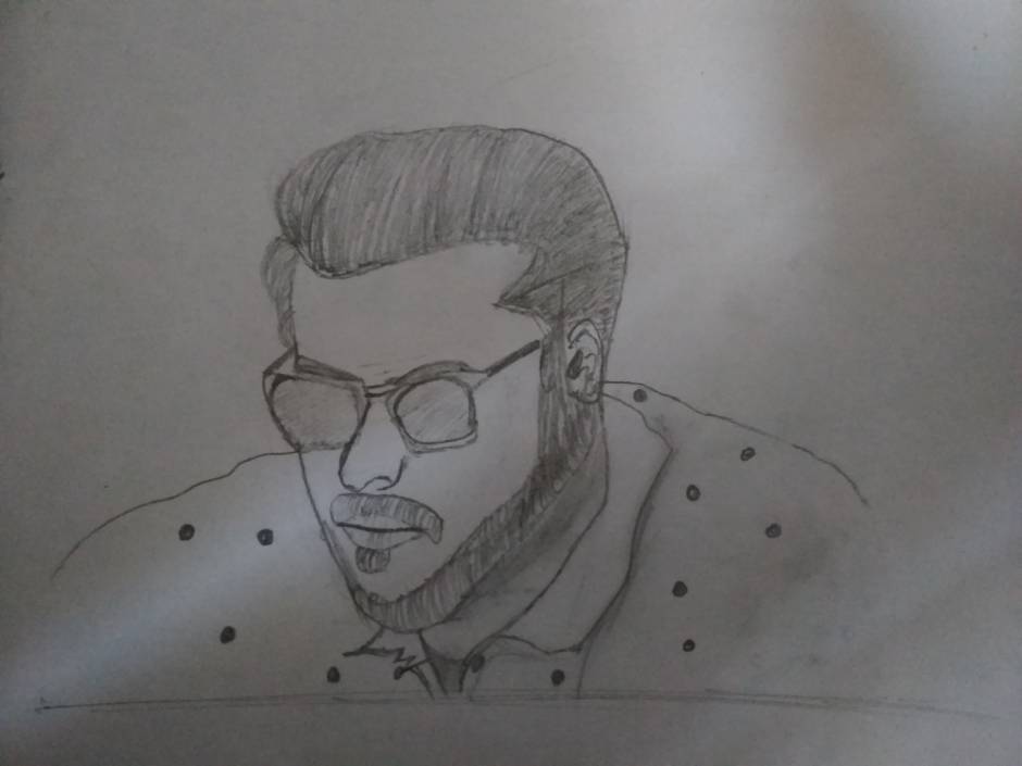 AKSHAY KUMAR Salman Khan Pencil Drawing by Artist Akshay Kumar