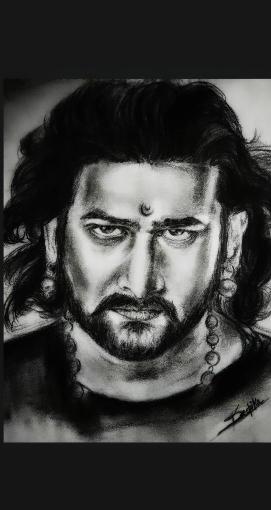 Artist Shubham Dogra - Pencil Sketch of Prabhas as & in Bahubali drawn by  me.. How's it?? | Facebook