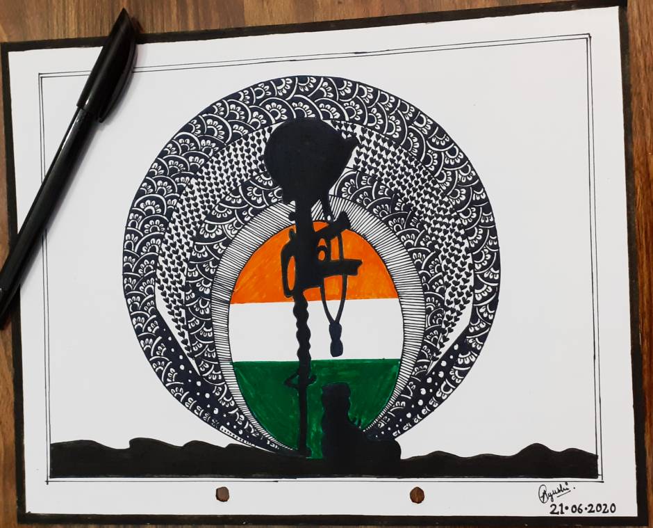 Tribute to INDIAN ARMY drawing - YouTube | Army poster, Army drawing,  Poster drawing