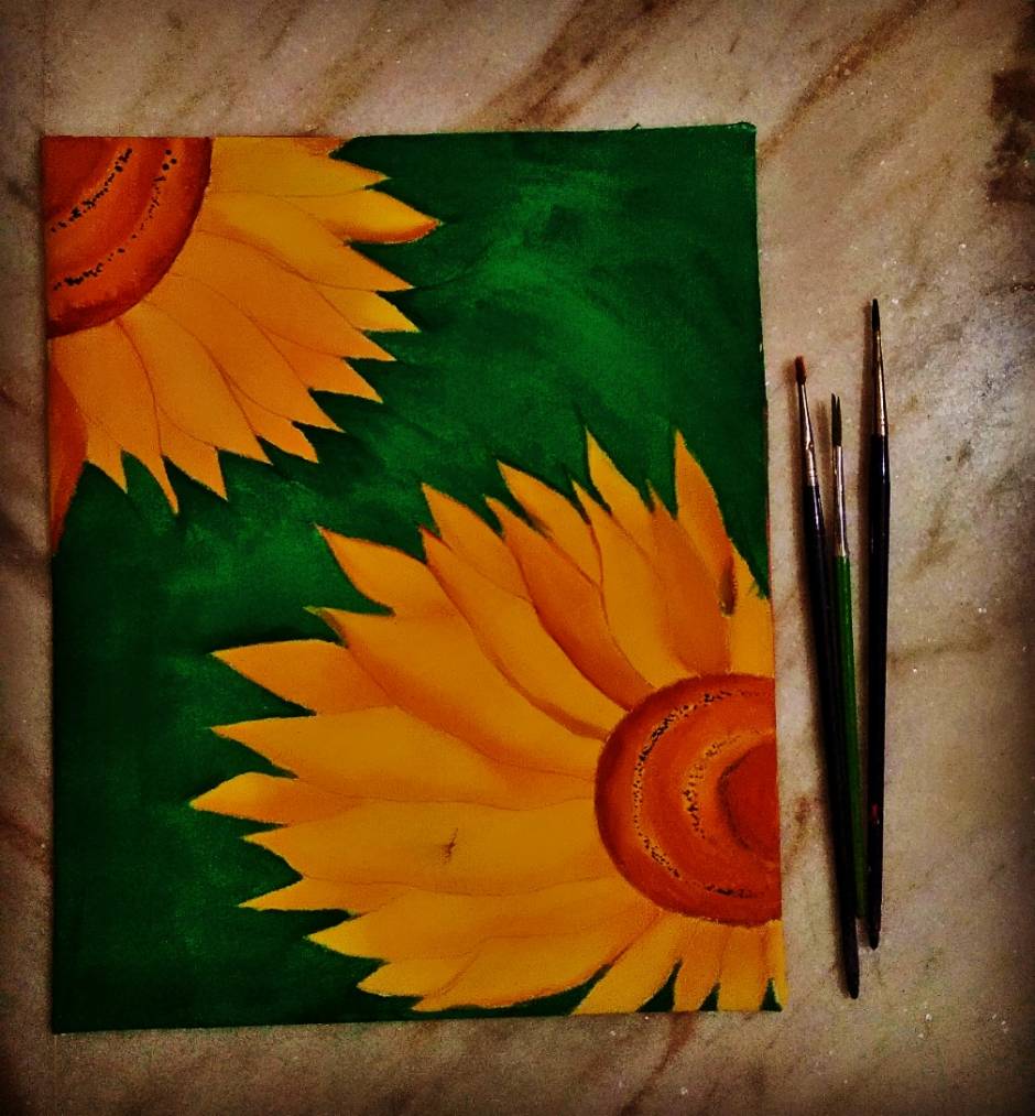 Sunflower painting