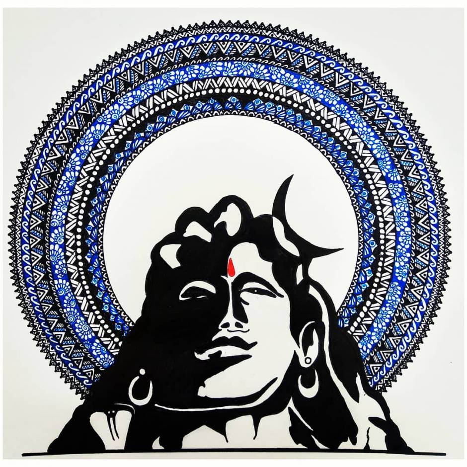Shiv Mandala Art 6346