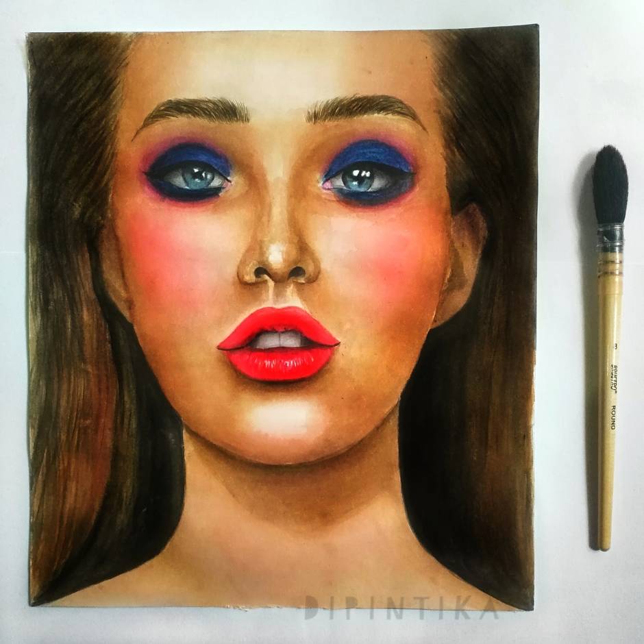 Watercolor portrait