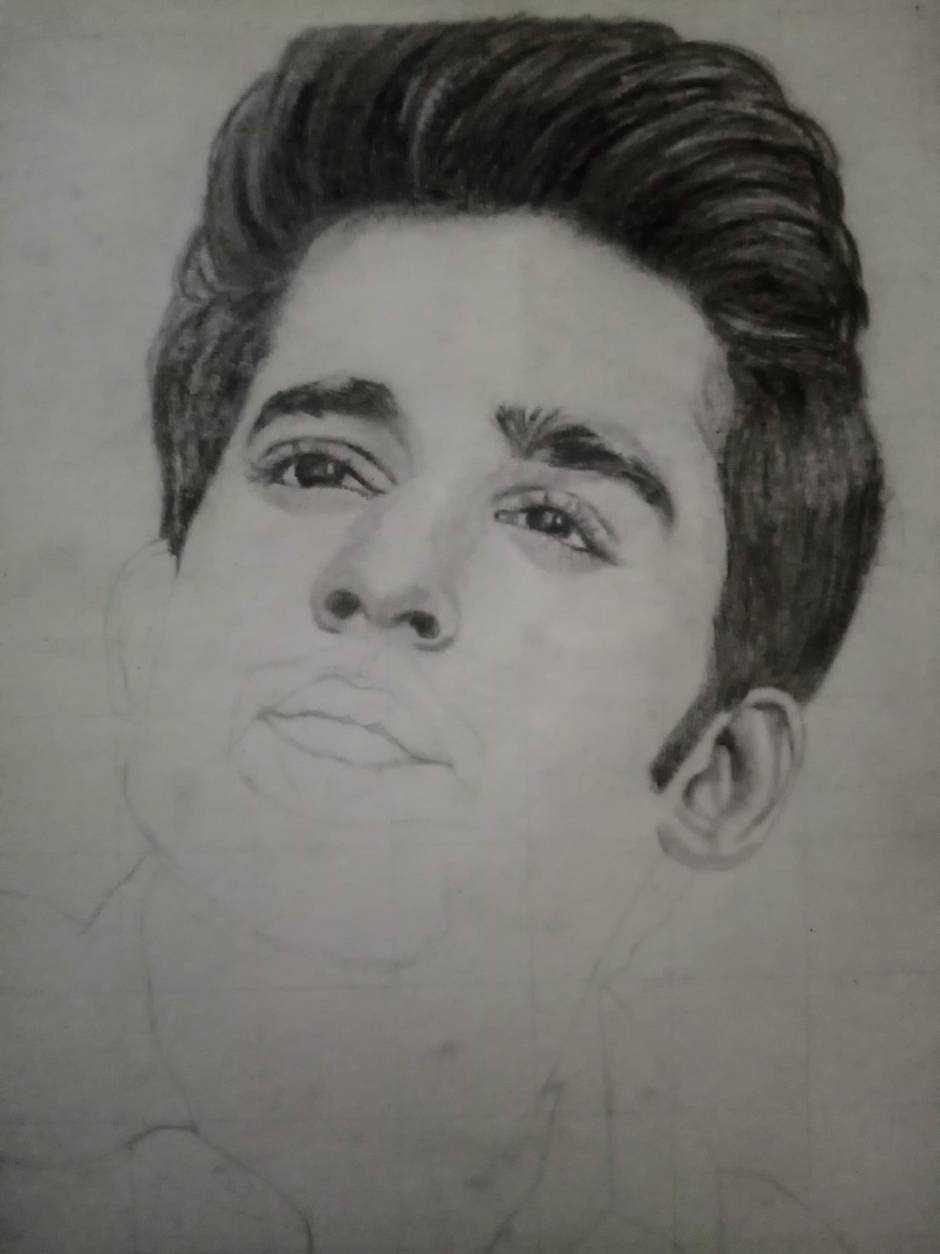 Sketch of my fav actor BILAL ABBAS KHAN... To be continue