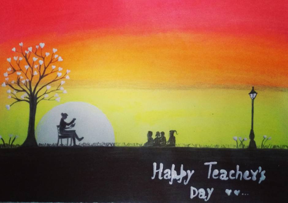 Teacher s Day card stock illustration. Illustration of young - 78121353