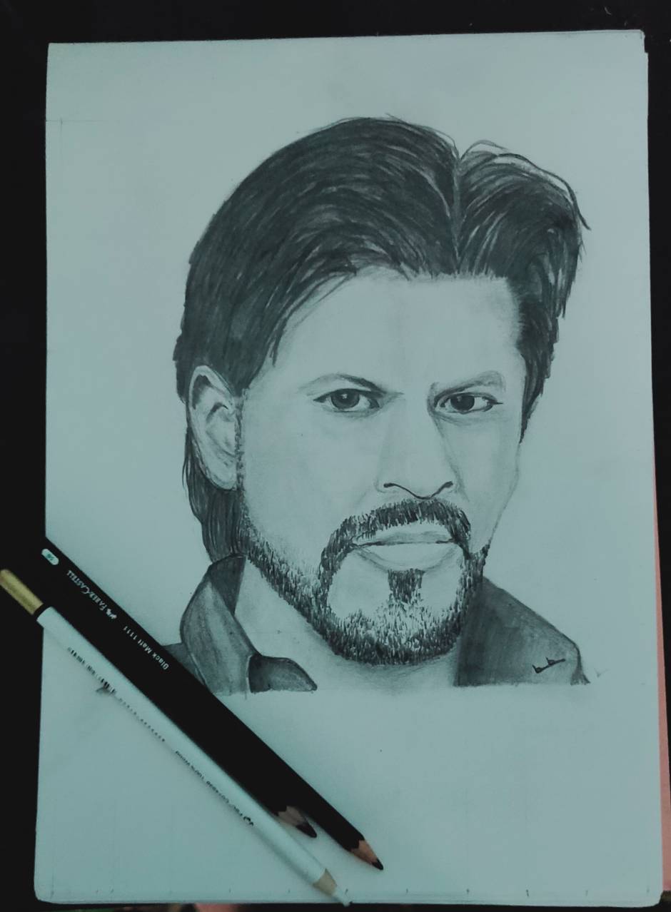 Pencil Sketches  Face Scratches  Art Gallery  Art  Paintings Shahrukh  Khan KingKhan