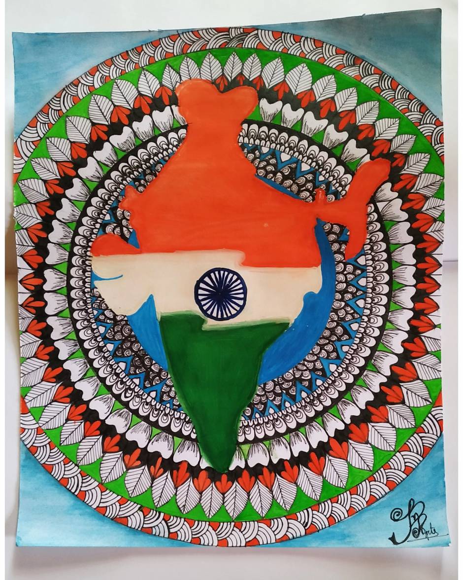 Independence Day Special Poster | Indian Personalities Wall Sticker | Atam  nirbhar bharat | Wall Decor | Poster for School/Colleges/Office | Self  Adhesive Wall Poster - 300 GSM(18x12)Multicolor Paper Print - Decorative