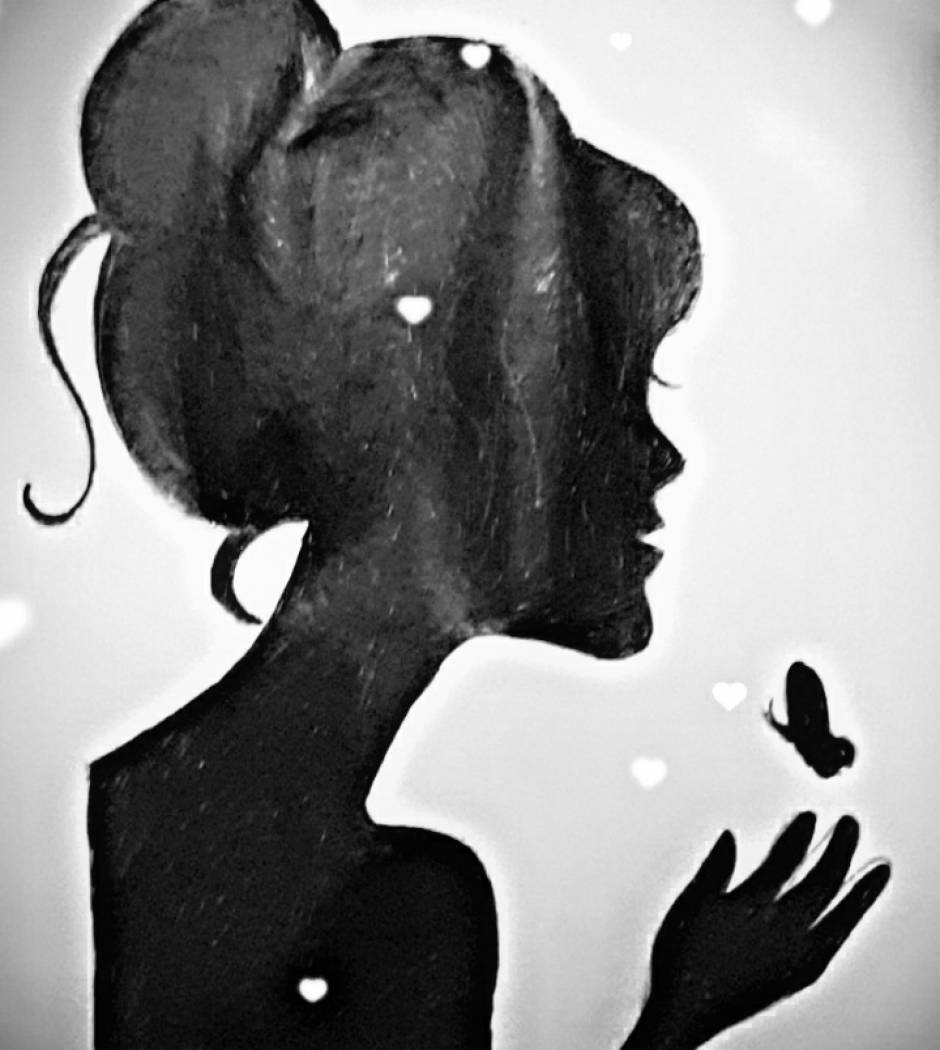 me my shadow Graffiti Street Shadows Painting Black White Wall Art Print |  eBay