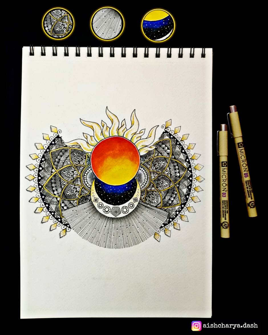 Sun and Moon Mandala