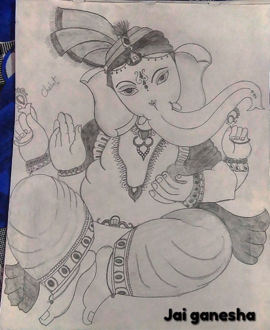 Free Ganpati Sketch Download Free Ganpati Sketch png images Free ClipArts  on Clipart Library