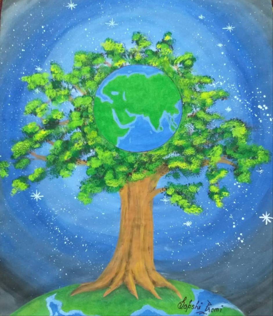 earth, trees, save, eco, green, environment,... - Stock Illustration  [104363838] - PIXTA
