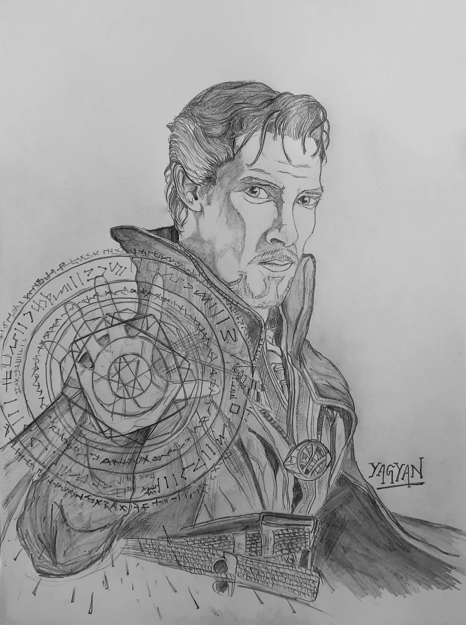 Doctor Strange Drawing Art - Drawing Skill-sonthuy.vn
