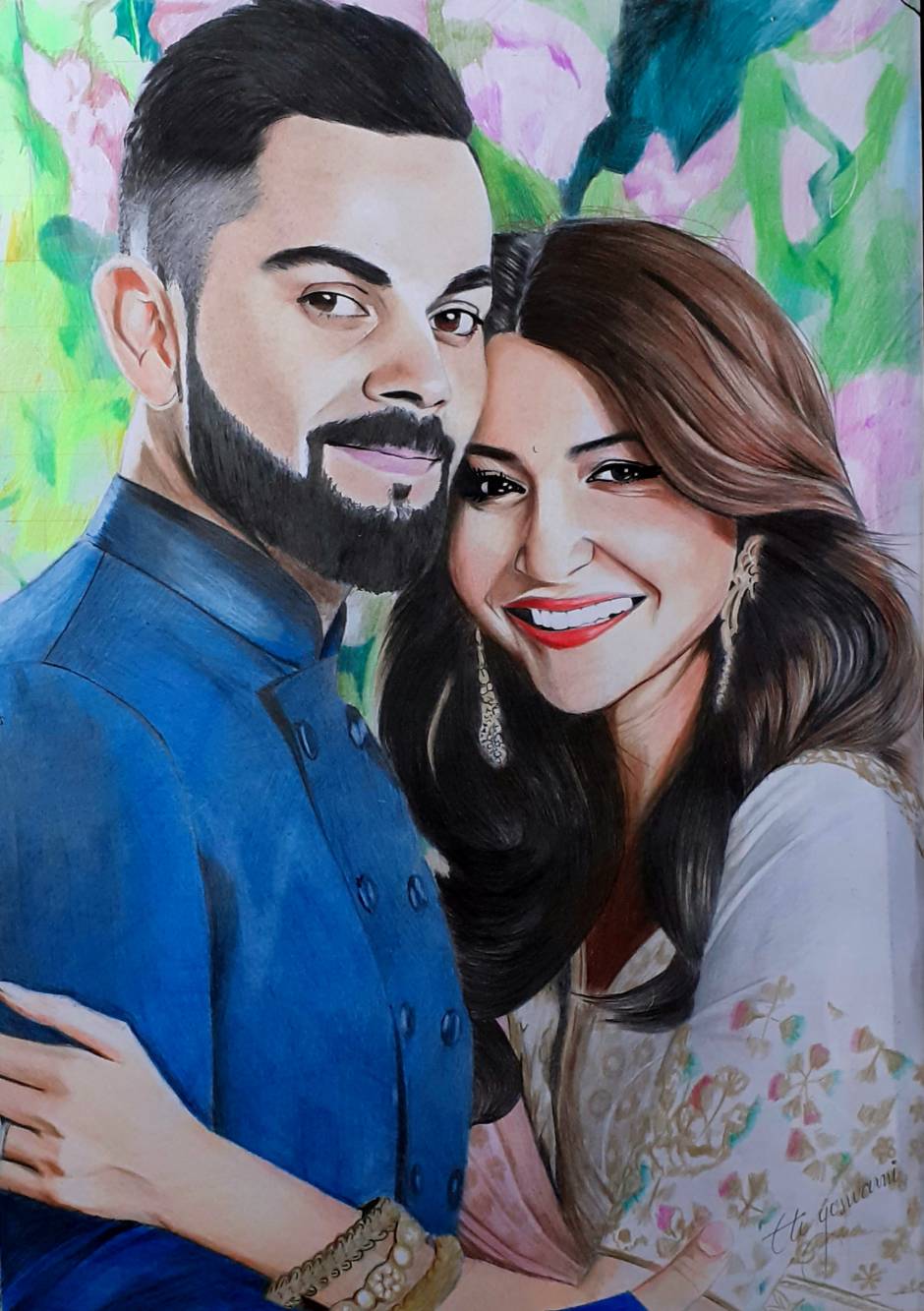 MS Portraits - My new drawing of Virat Kohli an Indian international  cricketer and the former captain of the Indian national cricket  team.Considered to be one of the best cricketers in the