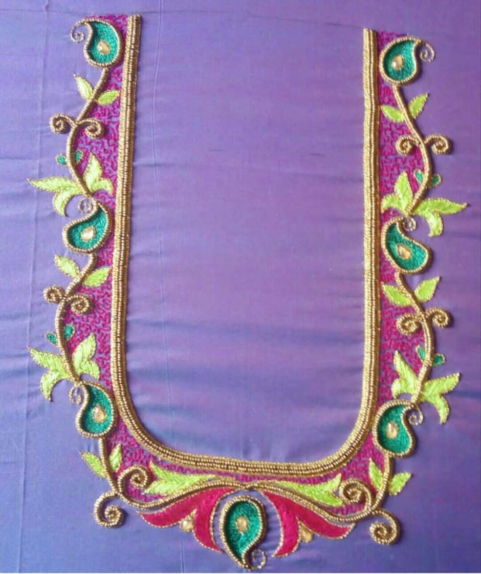 Maggam thread work