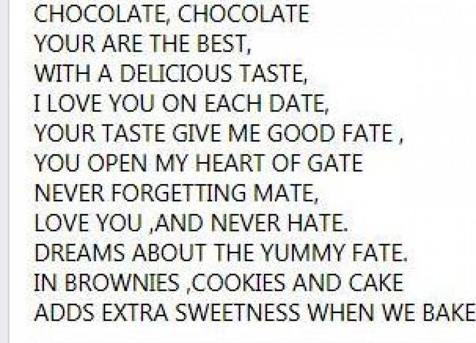 The Chocolate Brownie Cake - a poem by HandmaidOfJesus - All Poetry