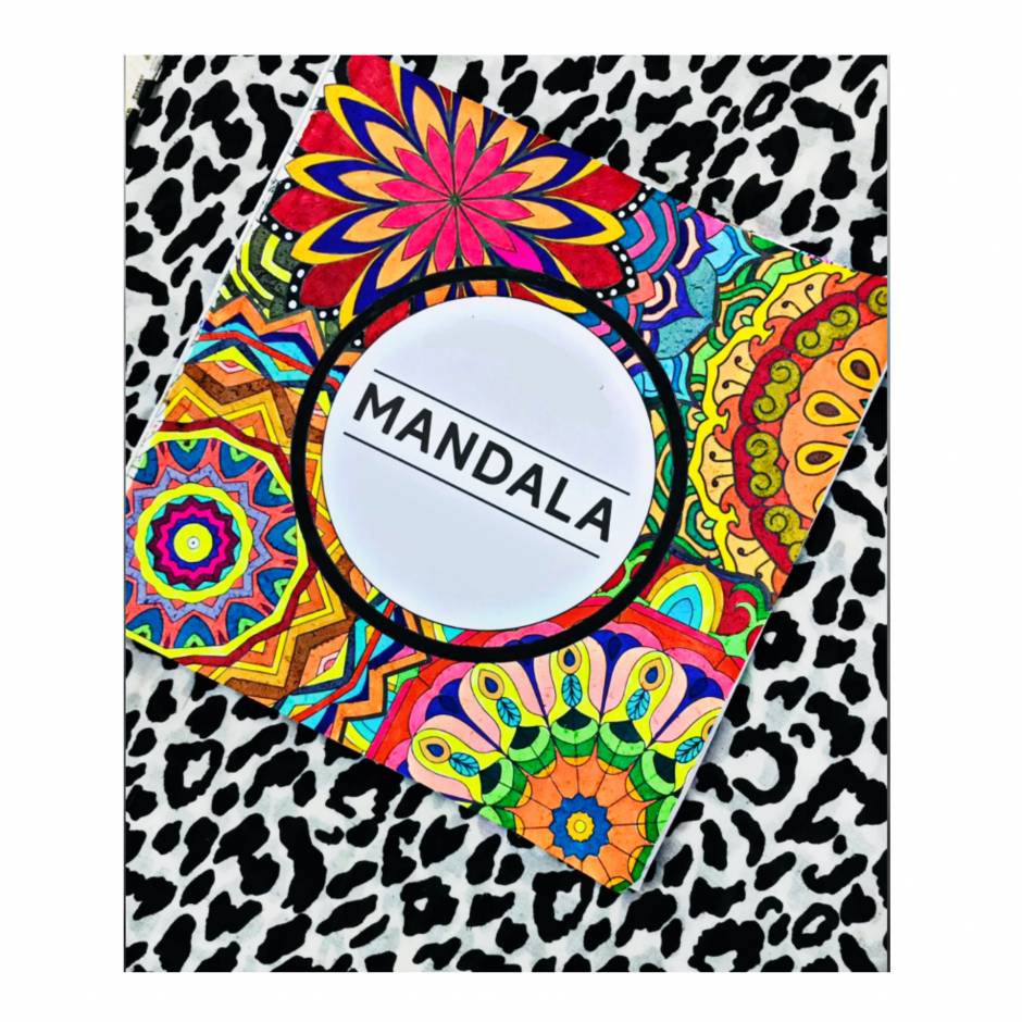 Mandala is a spiritual and ritual symbol in Hinduism and Buddhism