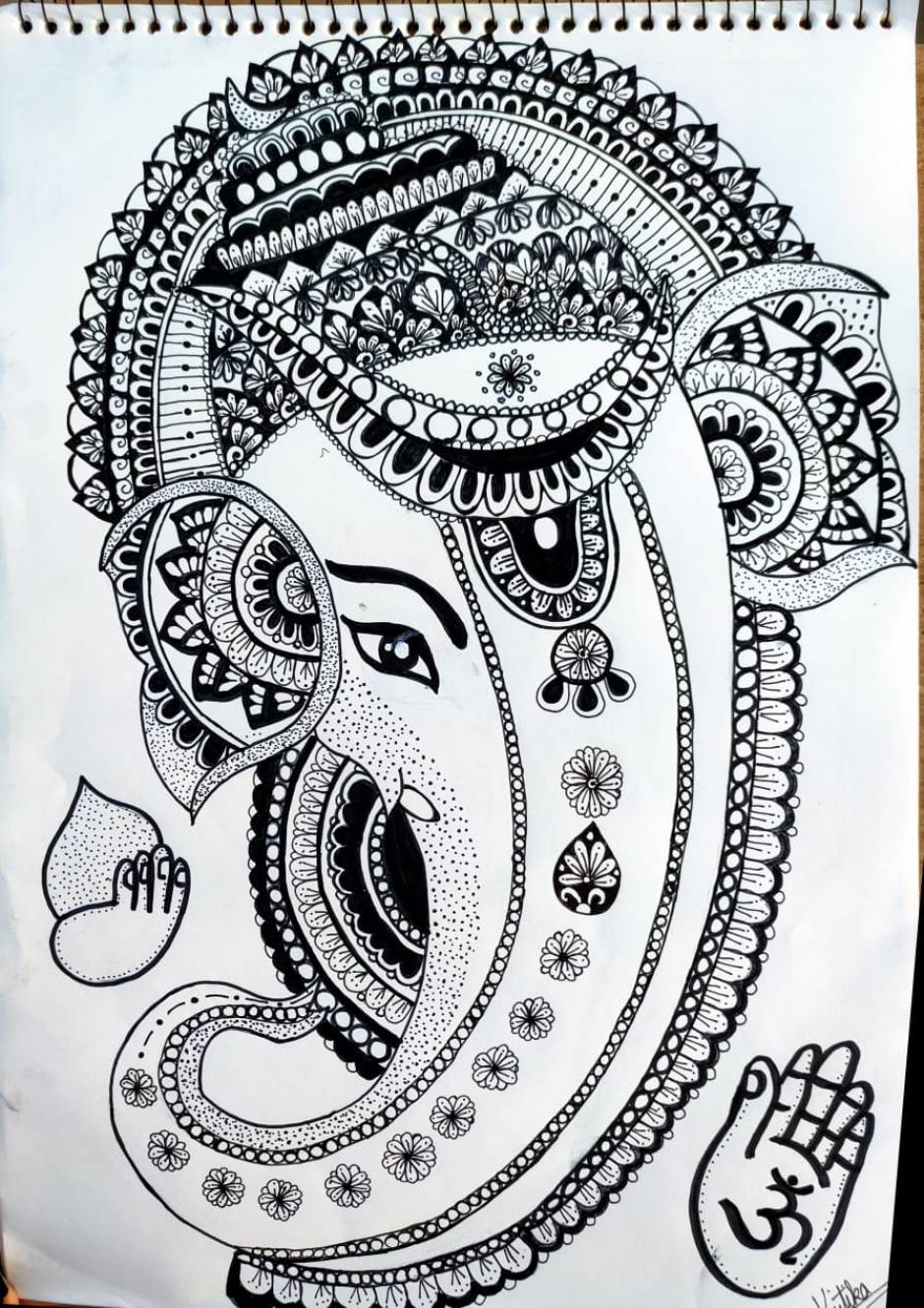 Mandala Art - Ganesh Ji