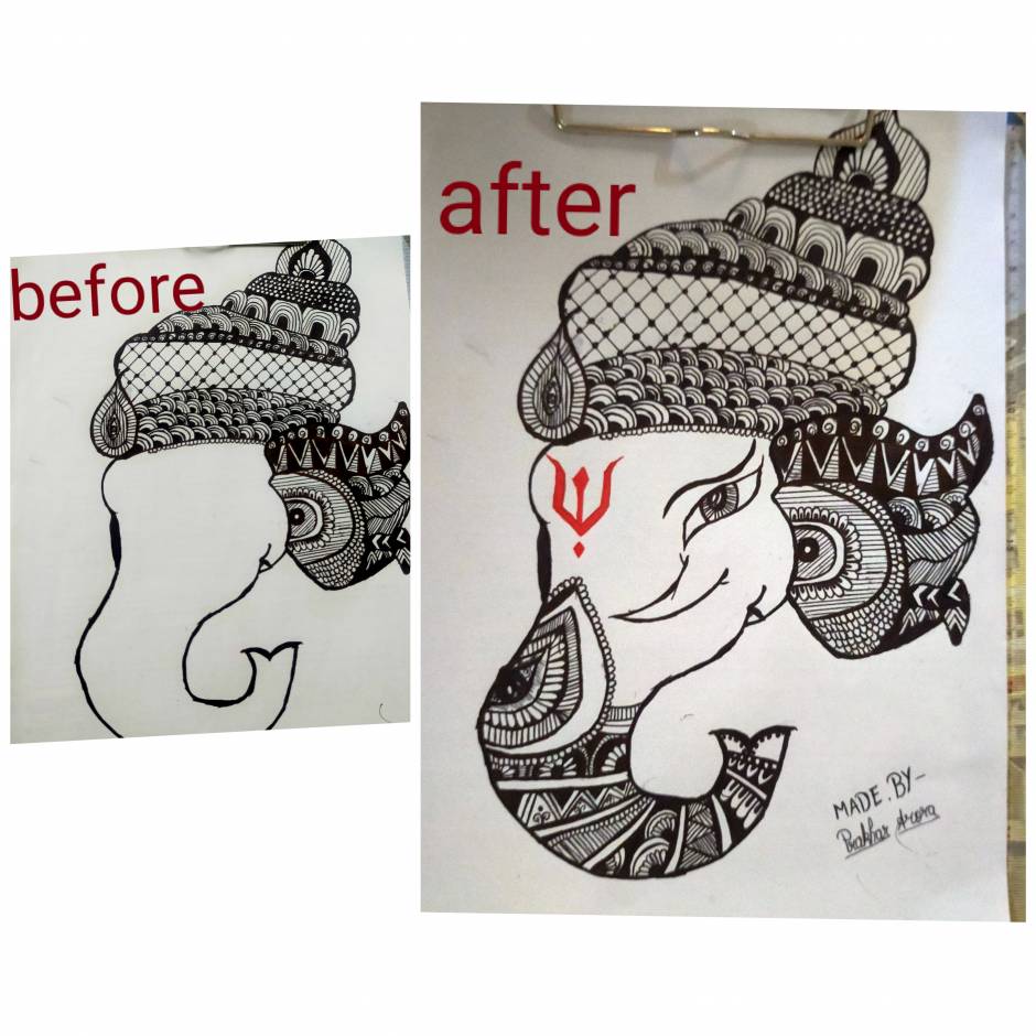 God Printed Spiritual Sketching Drawing Doodle Art Work Wiro Bound 120GSM  Paper A4 Sketch Book,160 Pages Watercolour Notebook Diary - Ganpati Ganesh  ji. : Amazon.in: Home & Kitchen