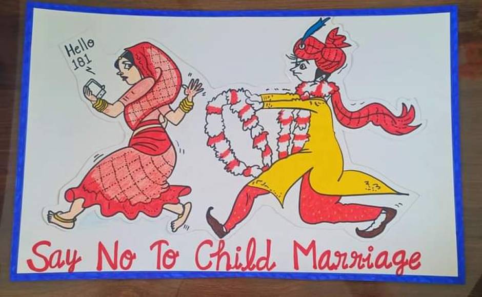 CIS commemorated National Girl Child Day through painting competition to  uphold nationwide movement of 'Beti Bachao Beti Padhao', and to promote  gender equality -