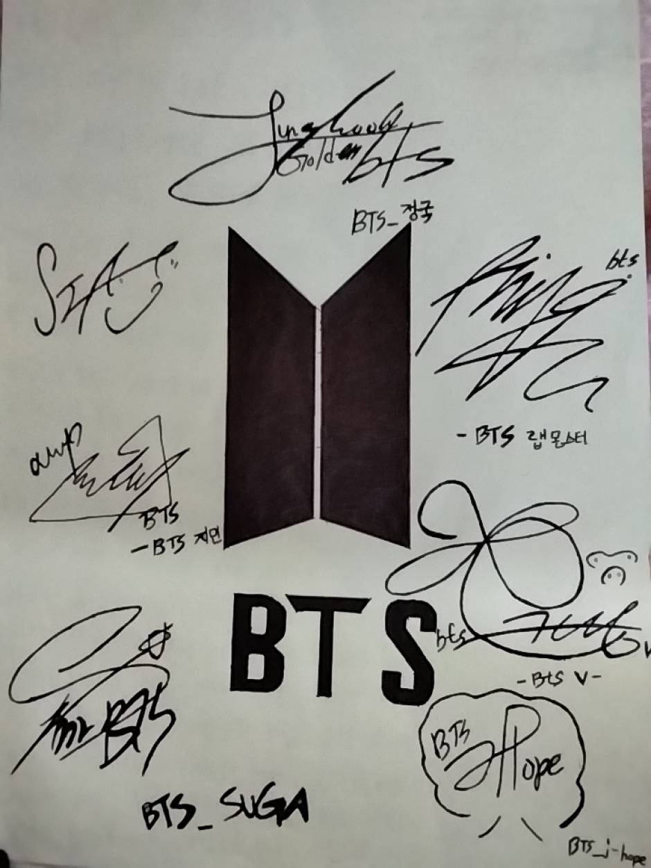 BTS's signatures