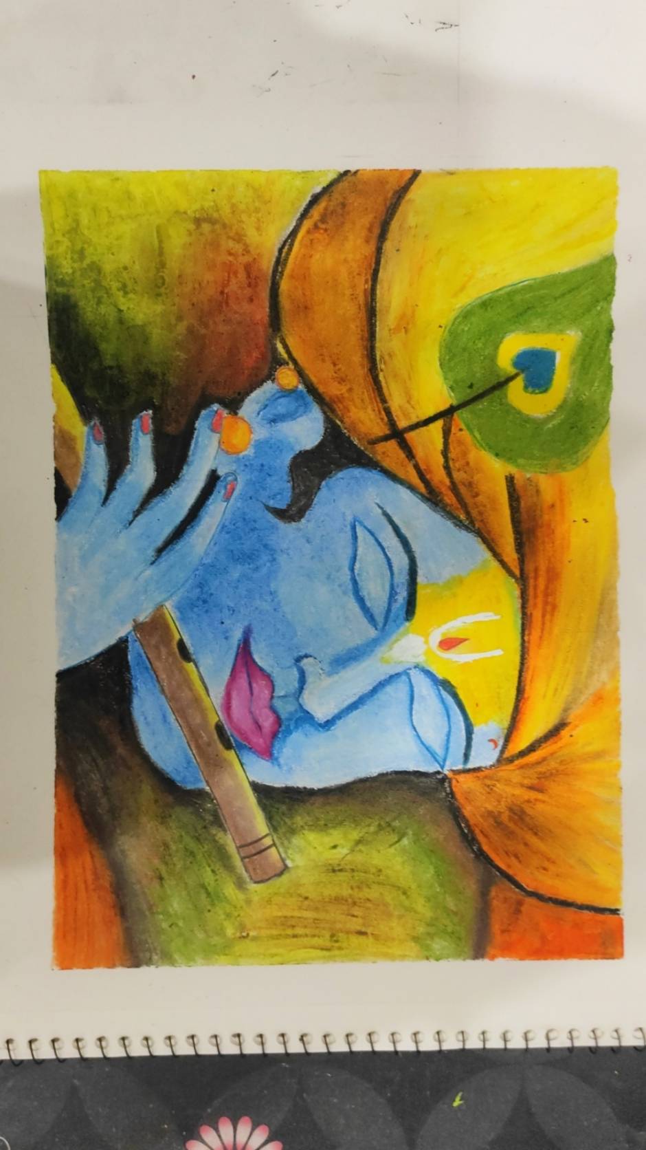 Original Painting: RADHA KRISHNA – MUSIC OF LOVE - styleindiatoday.com