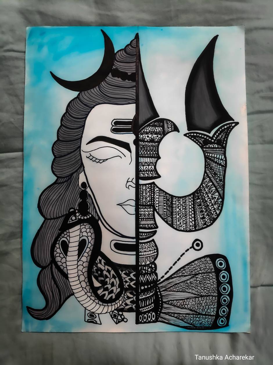 Vector illustration concept of chhatrapati shivaji maharaj jayanti posters  for the wall • posters warrior, vector, traditional | myloview.com